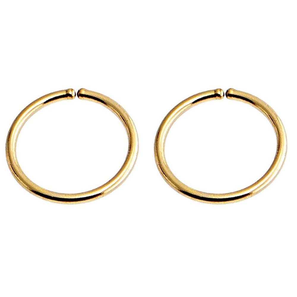14K Gold Filled Multi Size Open Piercing Hoops Cartilage Helix Tragus Handmade